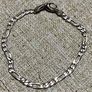 P Lux Italy 🇮🇹 Men’s Silver Chain Bracelet